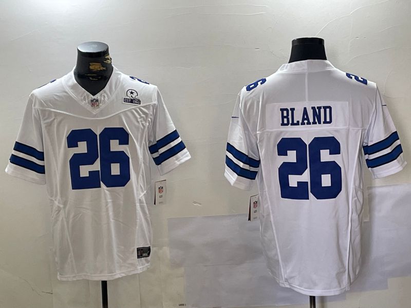 Men Dallas Cowboys #26 Bland White 2024 Nike Limited NFL Jersey style 4